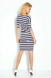 Numoco sporty daydress with 3/4 sleeves, pockets and binding  Adomoo